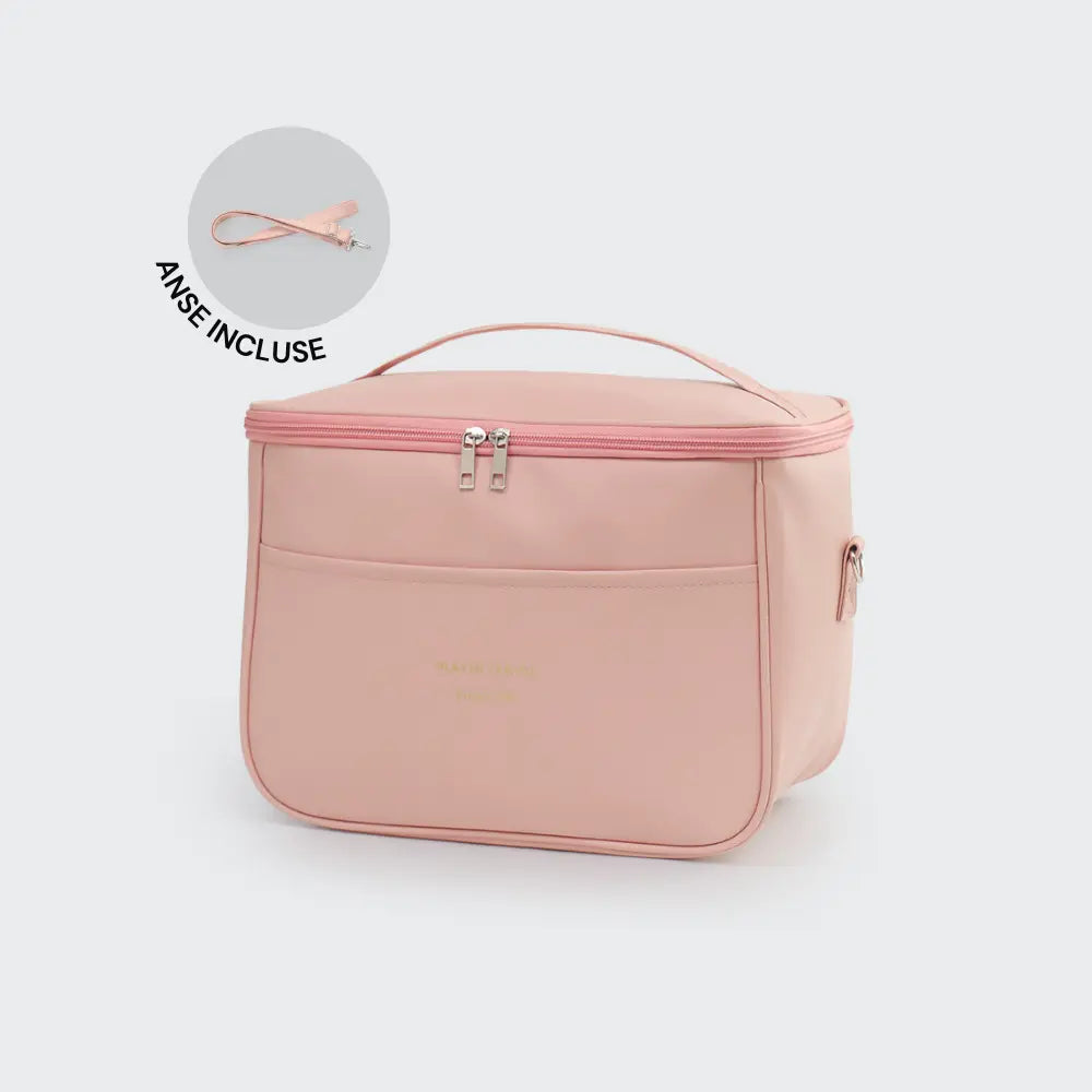 grand vanity femme voyage luxe rose