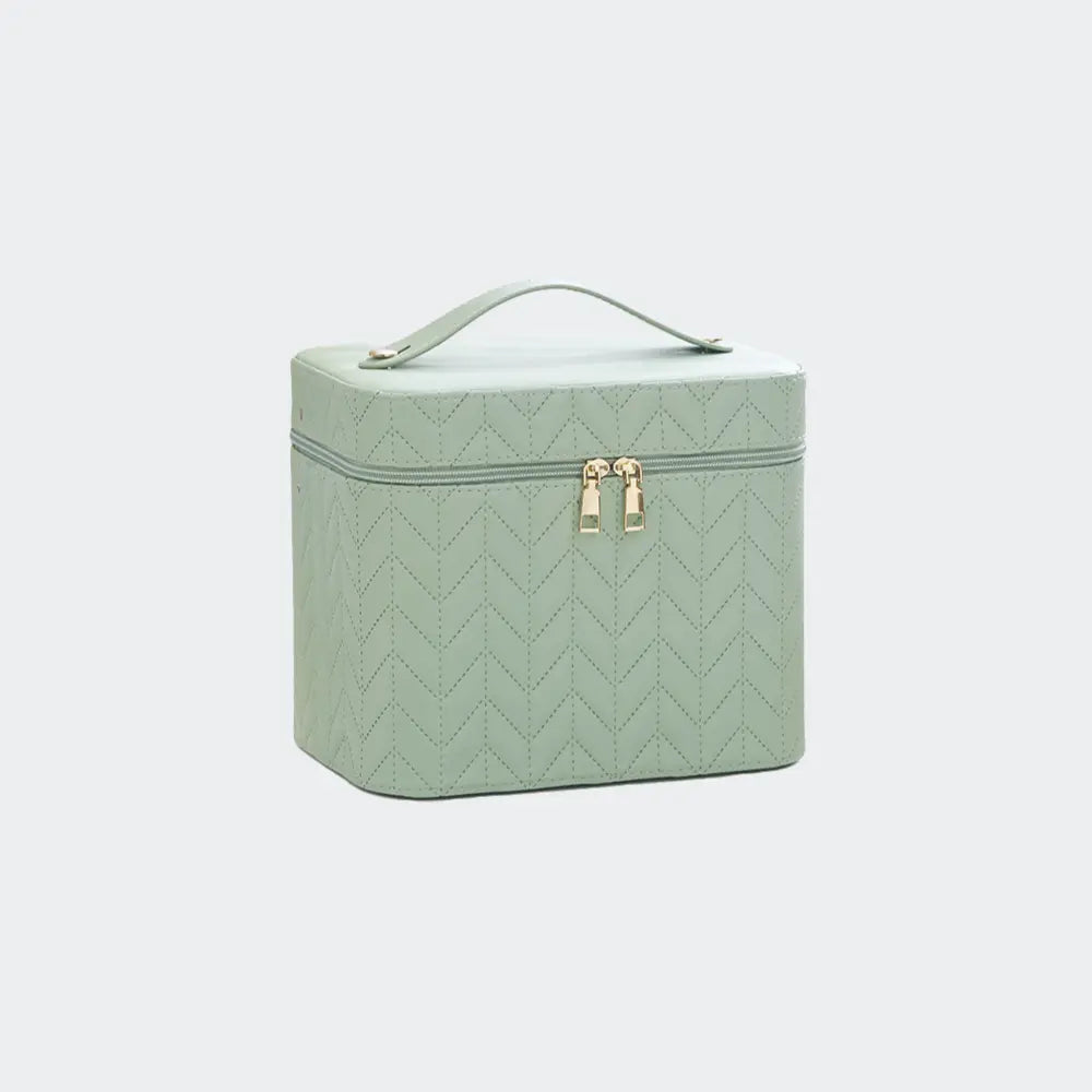 grande trousse de toilette femme luxe vert