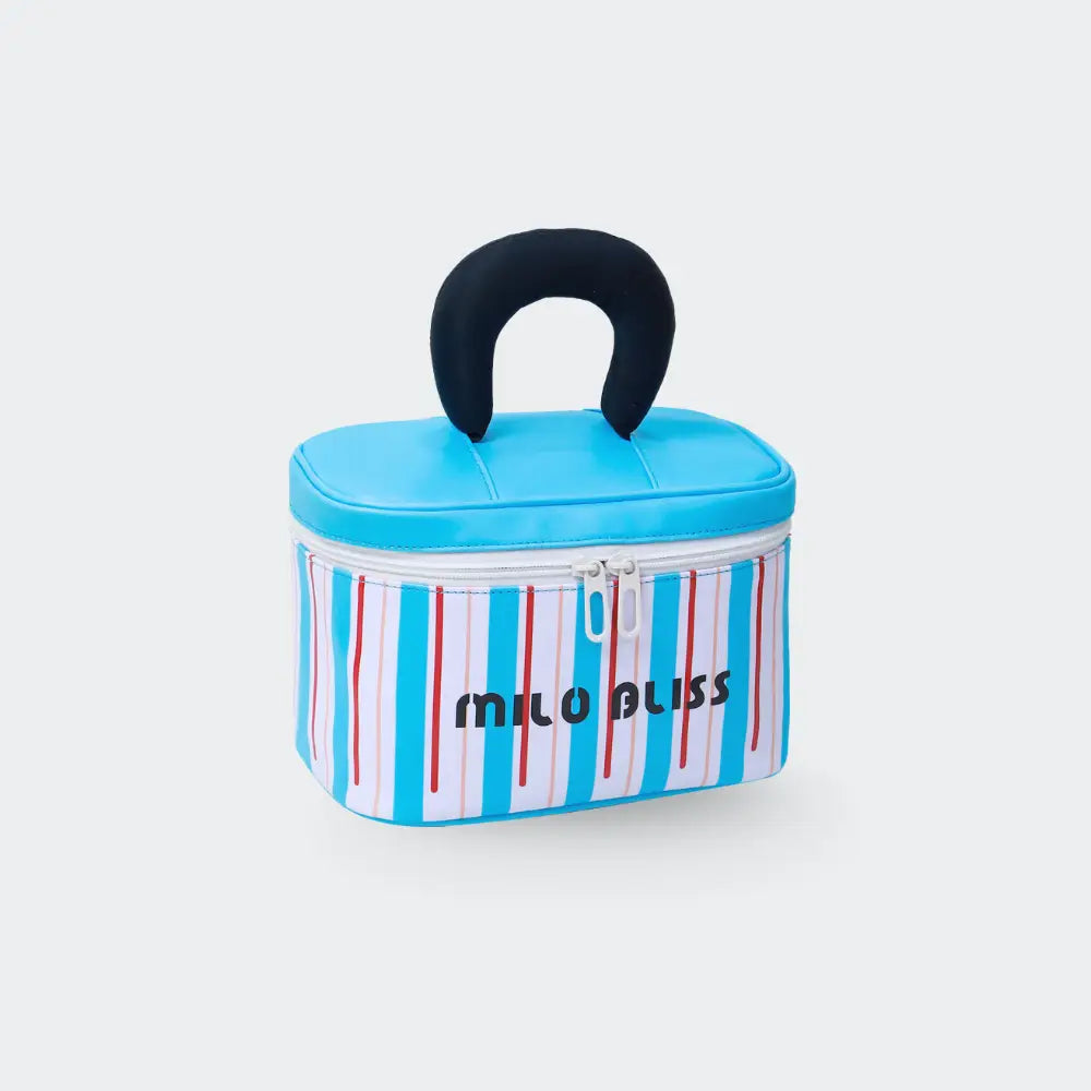 grande trousse de toilette femme originale bleu Image