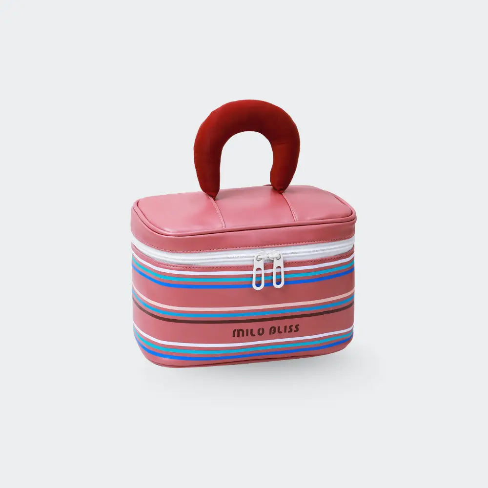 grande trousse de toilette femme originale rouge