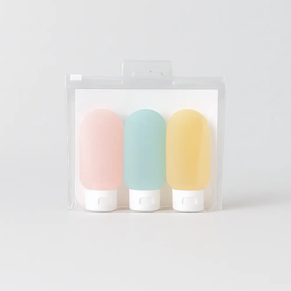 mini trousse de voyage trois flacons a remplir