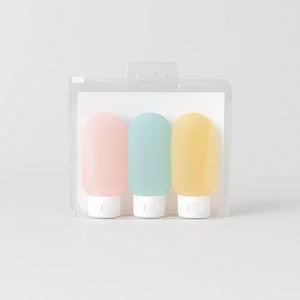 mini trousse de voyage trois flacons a remplir