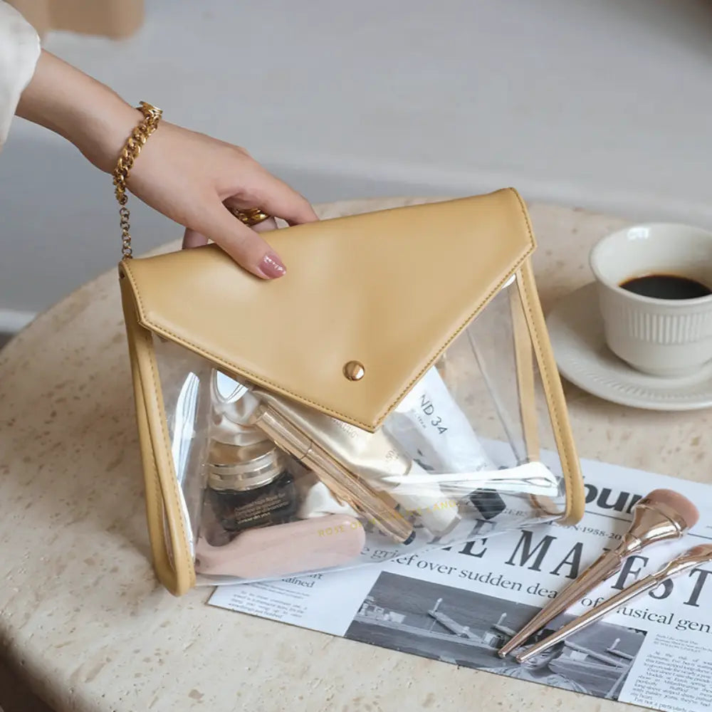 pochette trousse de toilette marron Image