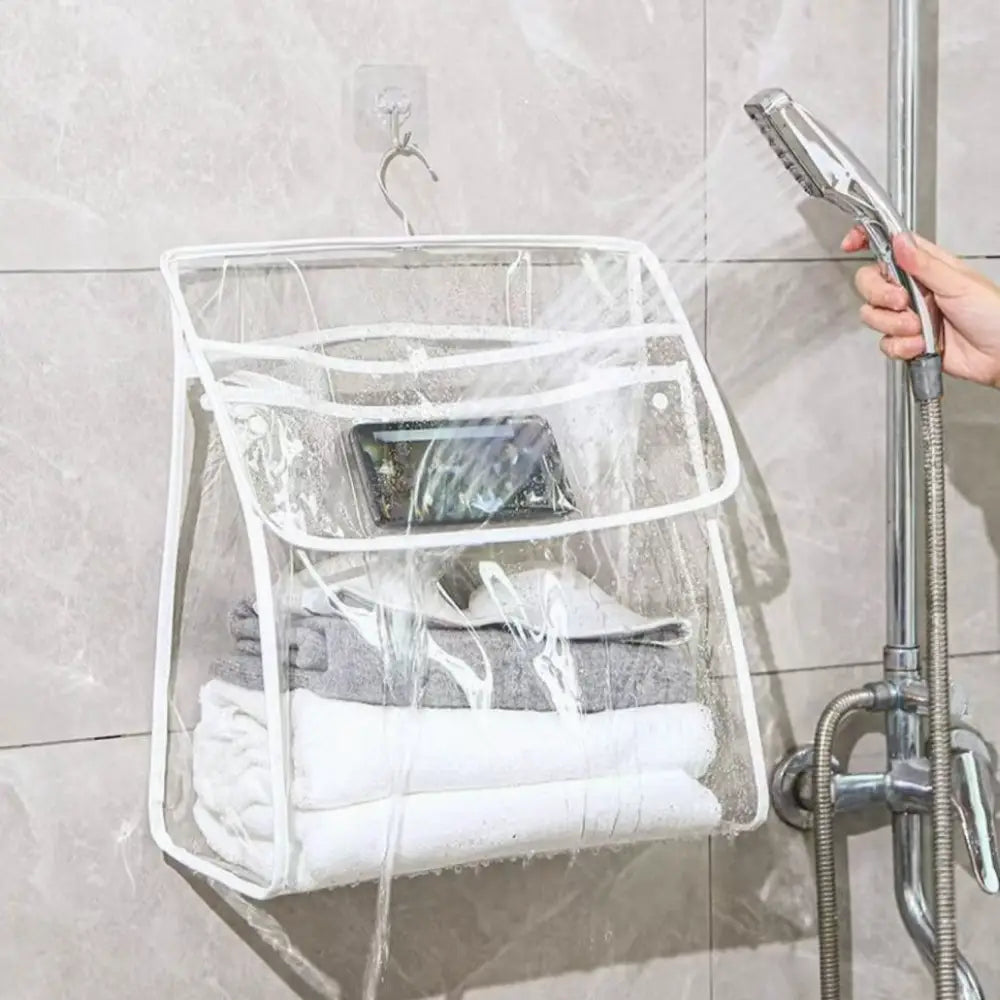 trousse de toilette a suspendre femme transparente Image