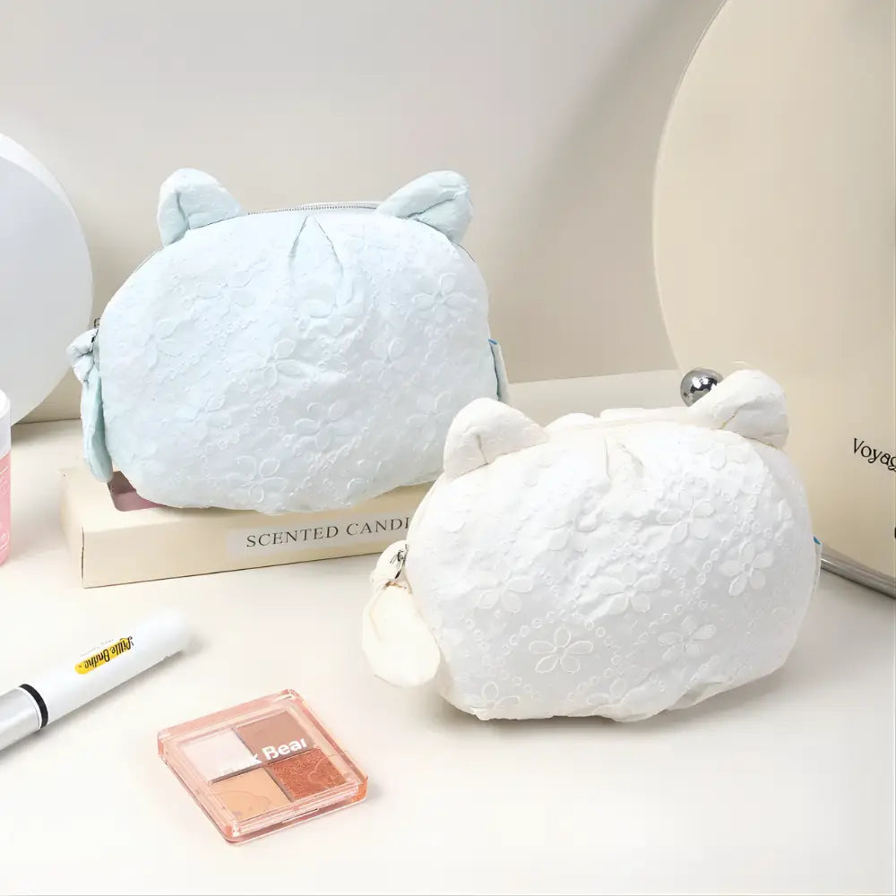 trousse de toilette bebe fille oreille de chat