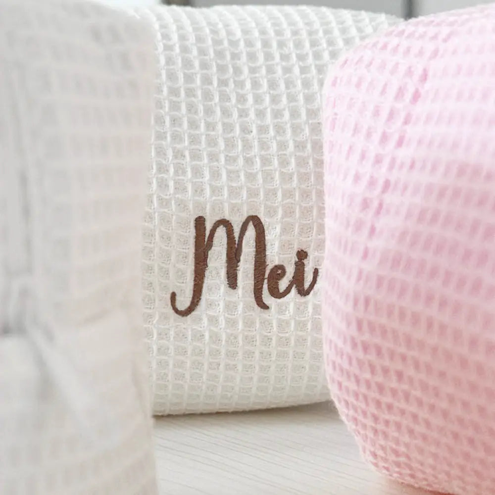 trousse de toilette bebe personnalisable coton Image