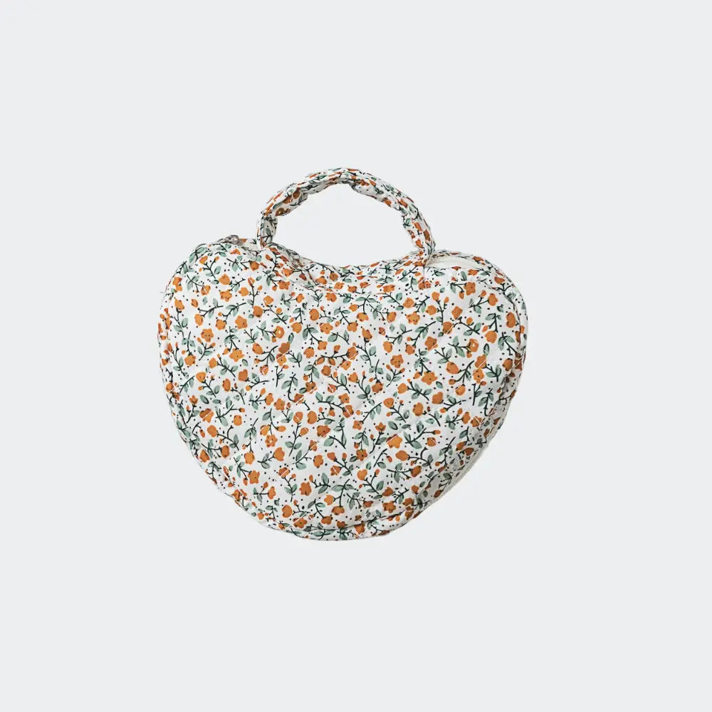 trousse de toilette coeur rouge et vert