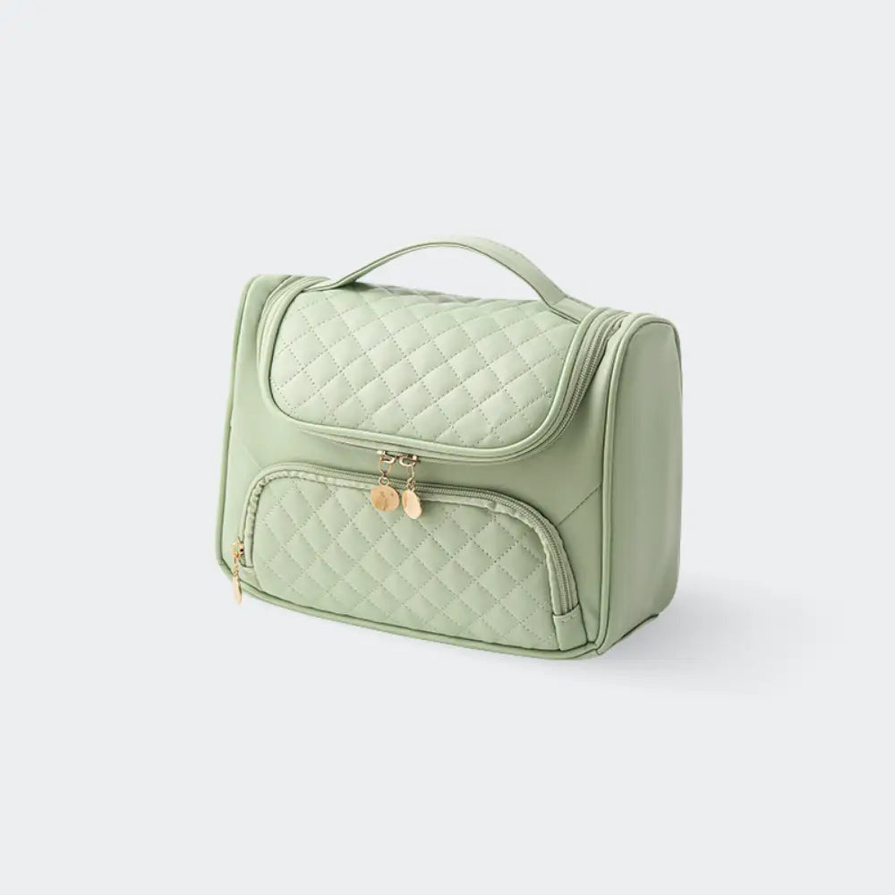 trousse de toilette de luxe vert
