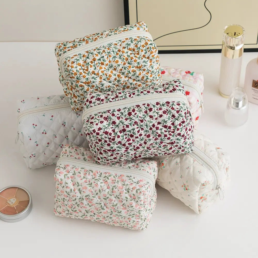 trousse de toilette en gaze de coton