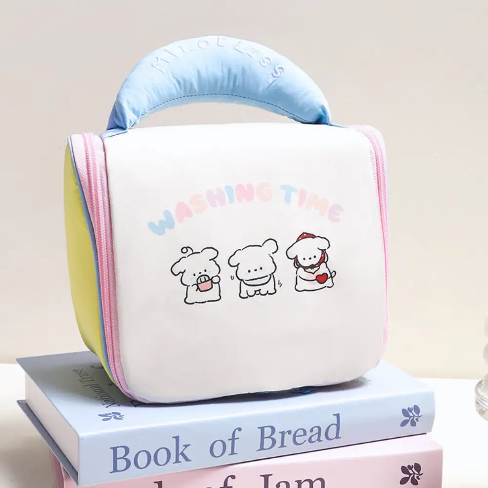 trousse de toilette enfant bleu Image