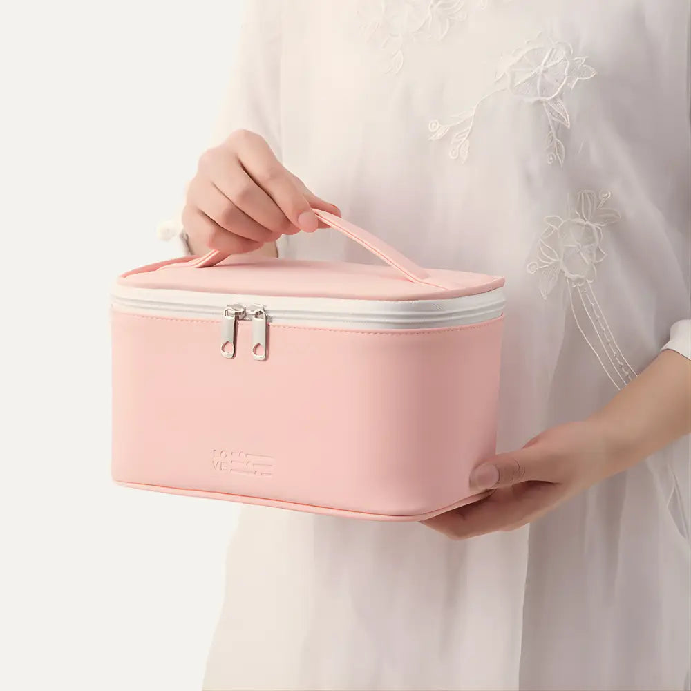 trousse de toilette femme grand format avec anse