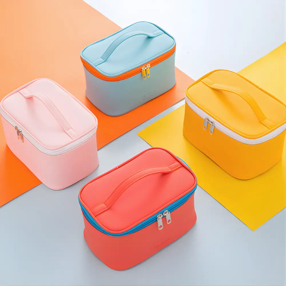 trousse de toilette femme grand format plusieurs couleurs Image