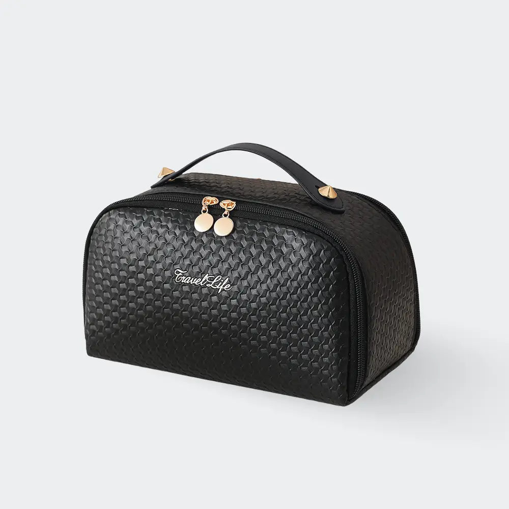 trousse de toilette femme luxe gris