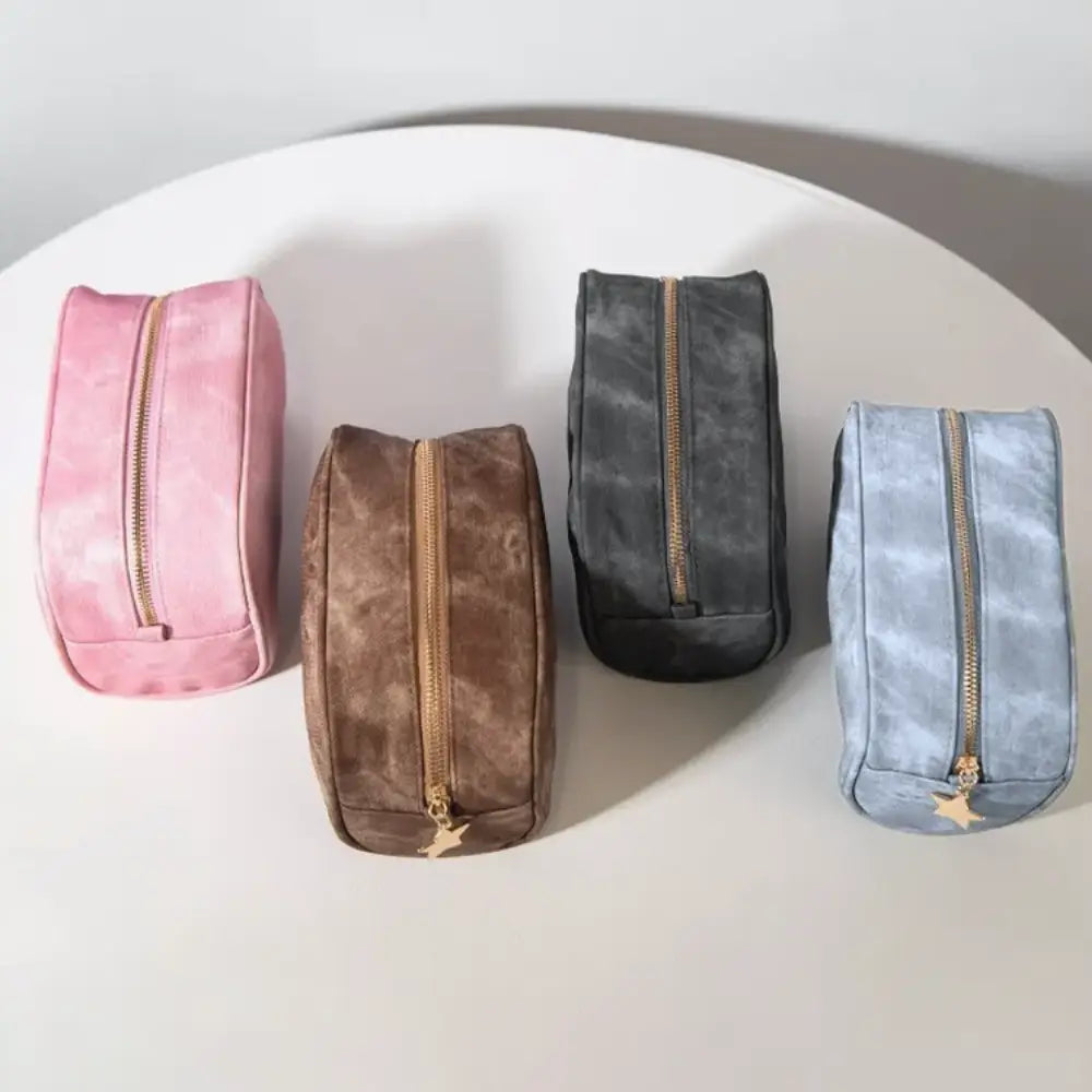 trousse de toilette femme tissu luxe Image