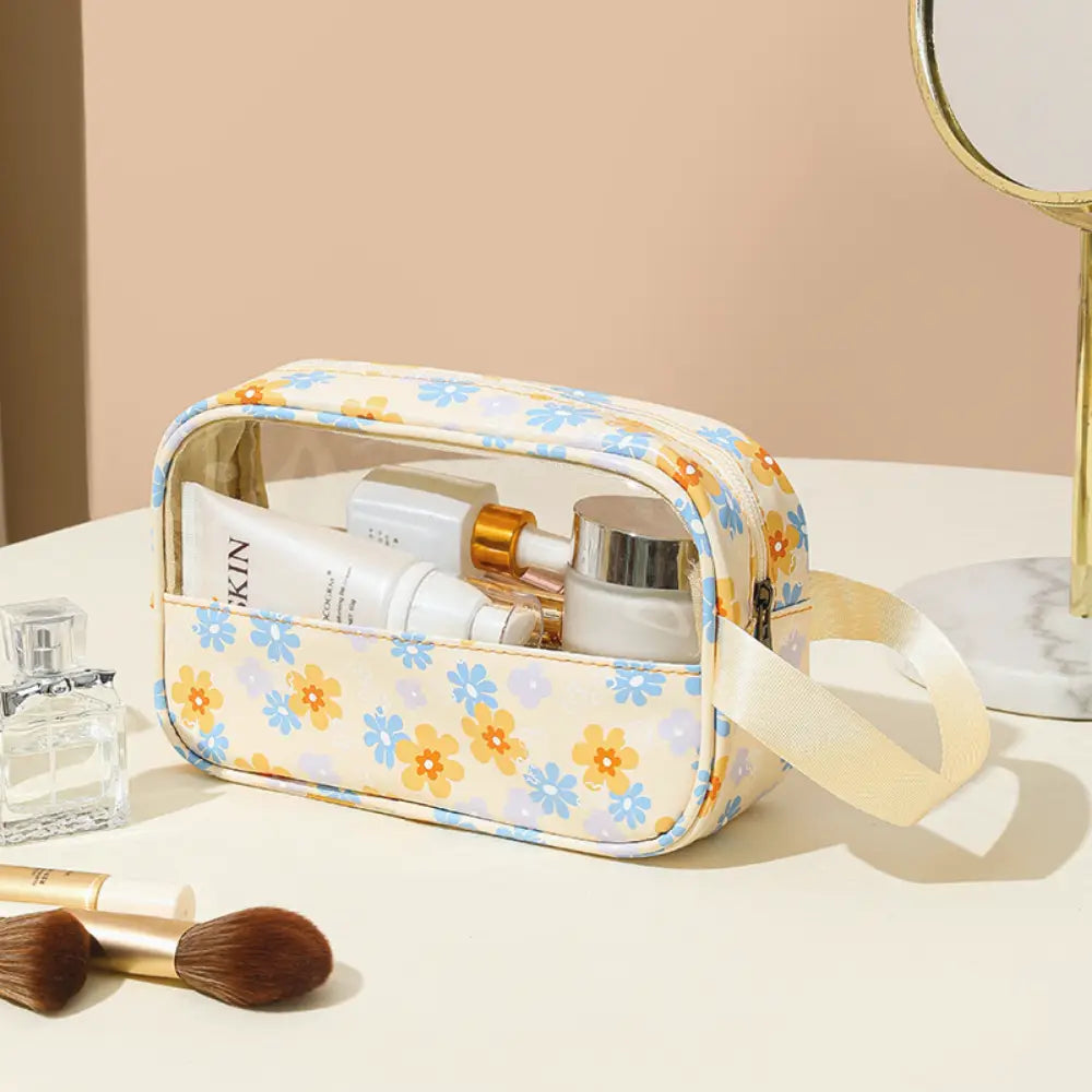 trousse de toilette fleur jaune Image