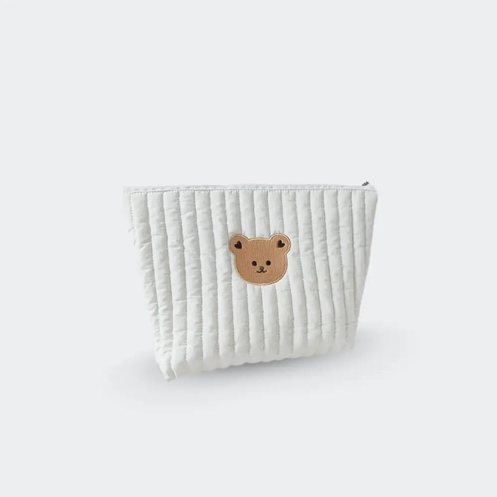trousse de toilette gaz de coton ours