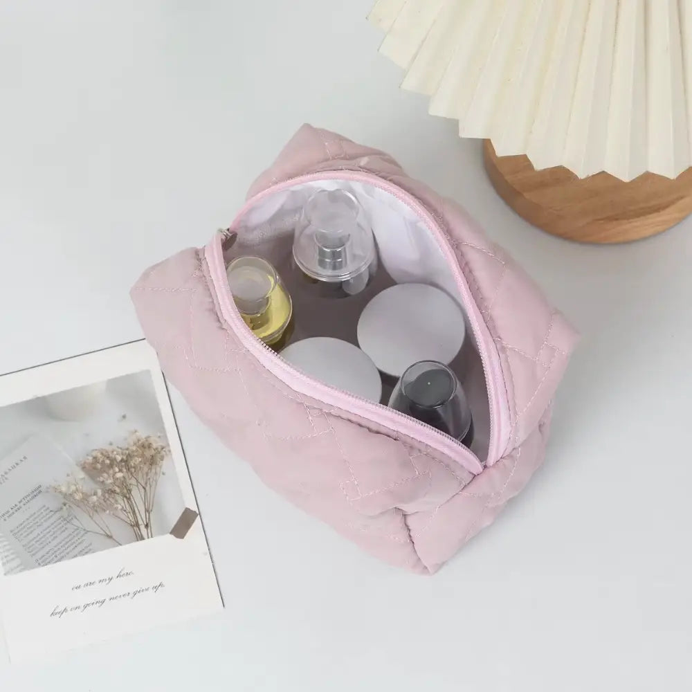 trousse de toilette gaze de coton compartiment