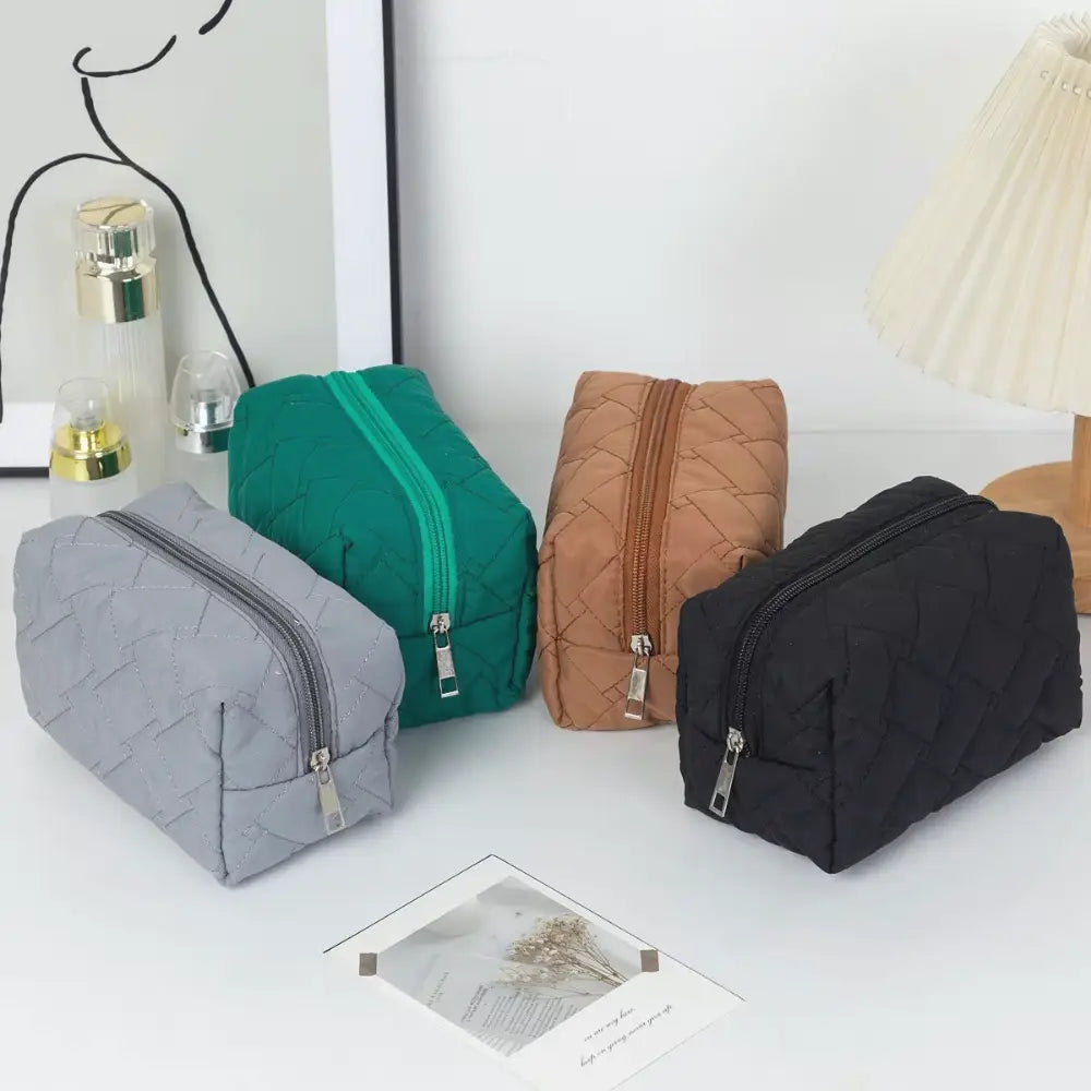 trousse de toilette gaze de coton plusieurs couleurs