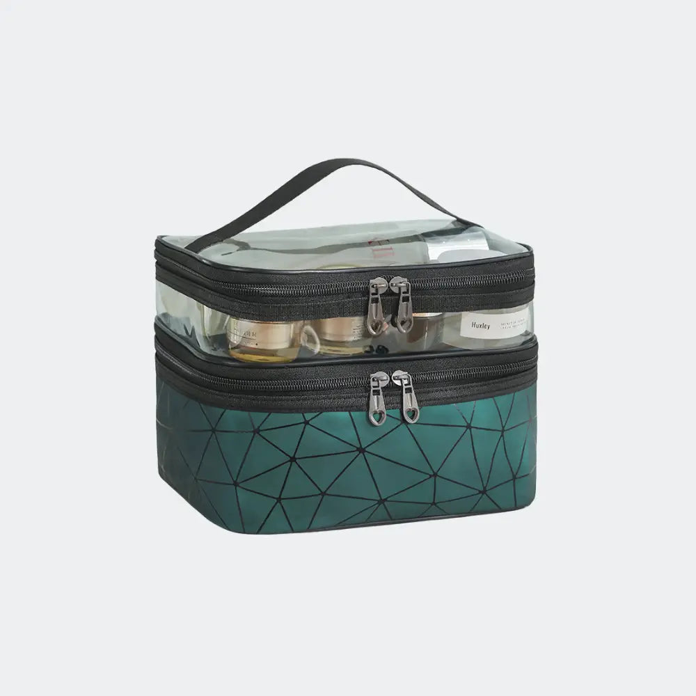 trousse de toilette grande vert