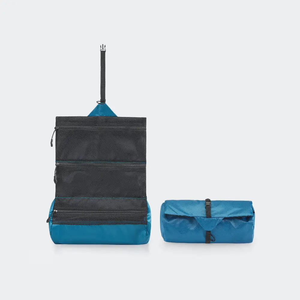 trousse de toilette homme a suspendre bleu Image