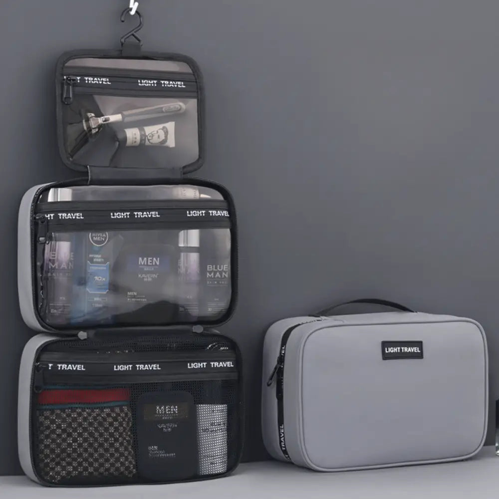 trousse de toilette homme compartiment et a suspendre Image