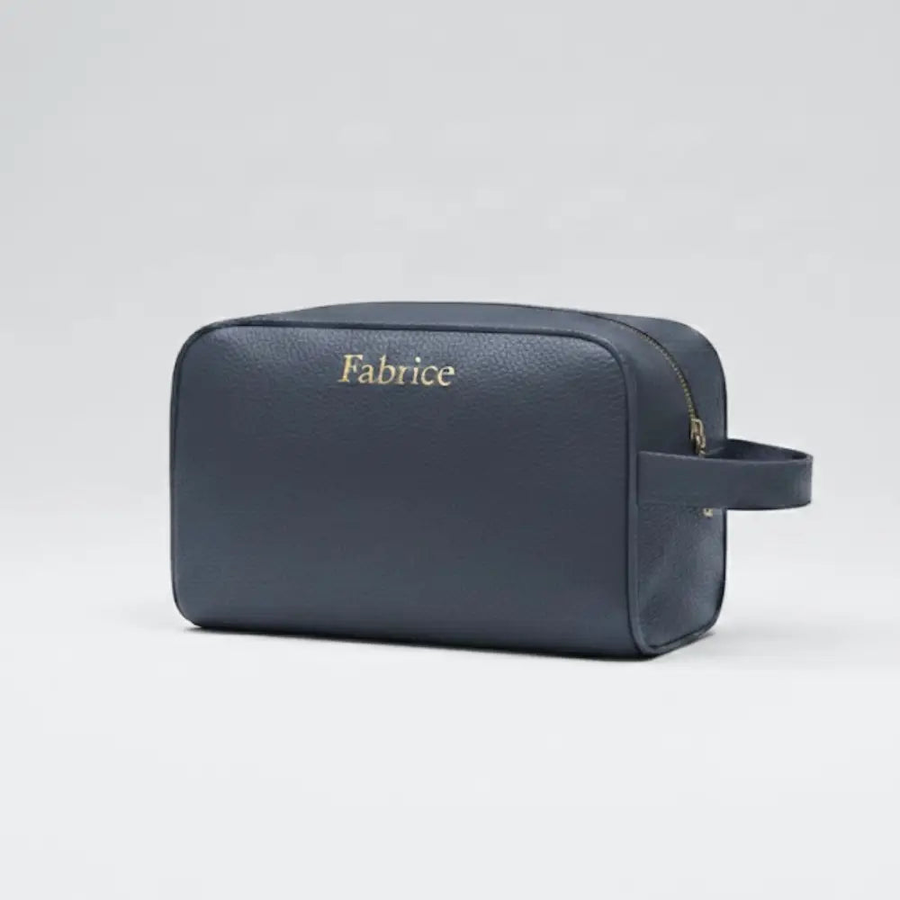 Trousse de Toilette Personnalisée Cuir Homme