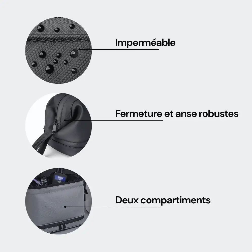 trousse de toilette pour homme consignes