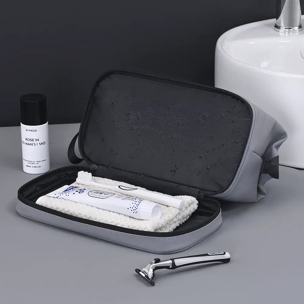 trousse de toilette pour homme imperméable