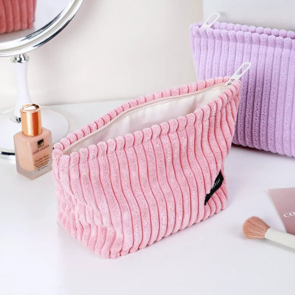 trousse de toilette velours côtelé de luxe Image