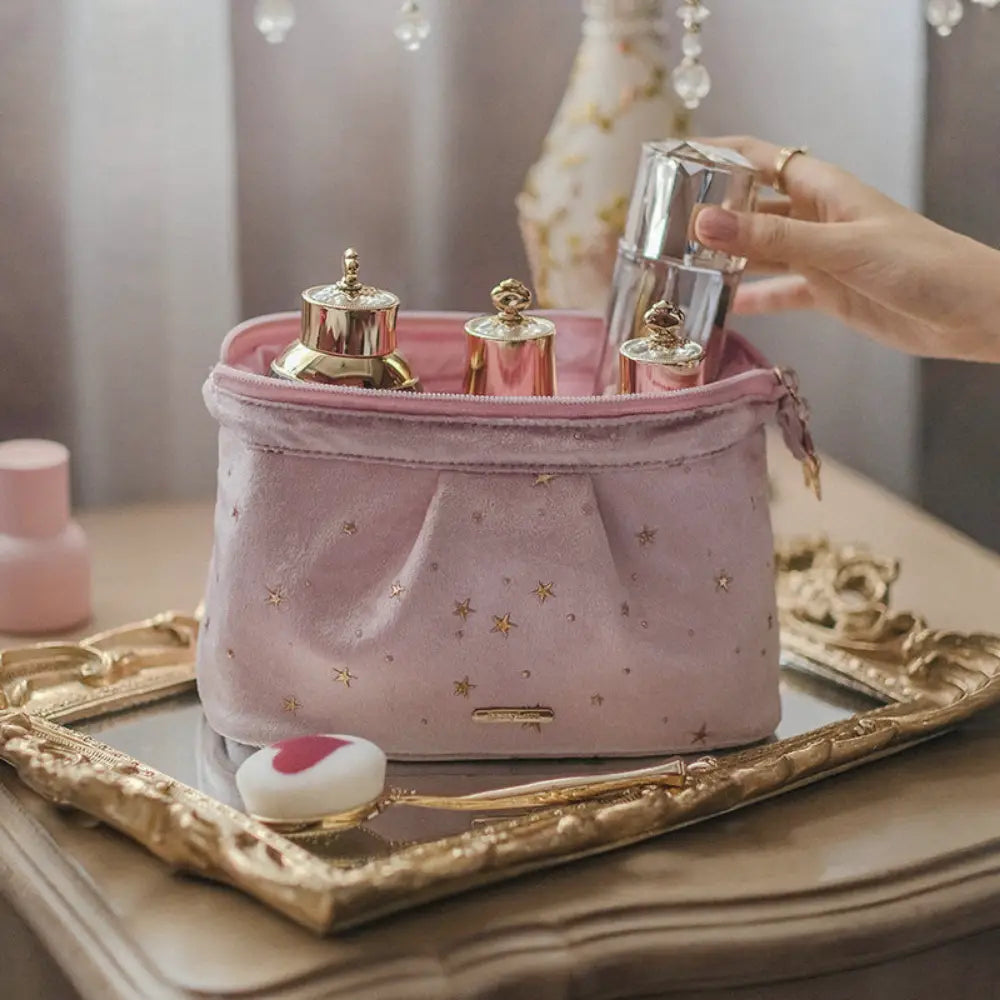 trousse de toilette velours originale