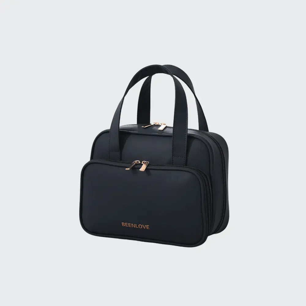 trousse de toilettes vanity noir sac de voyage