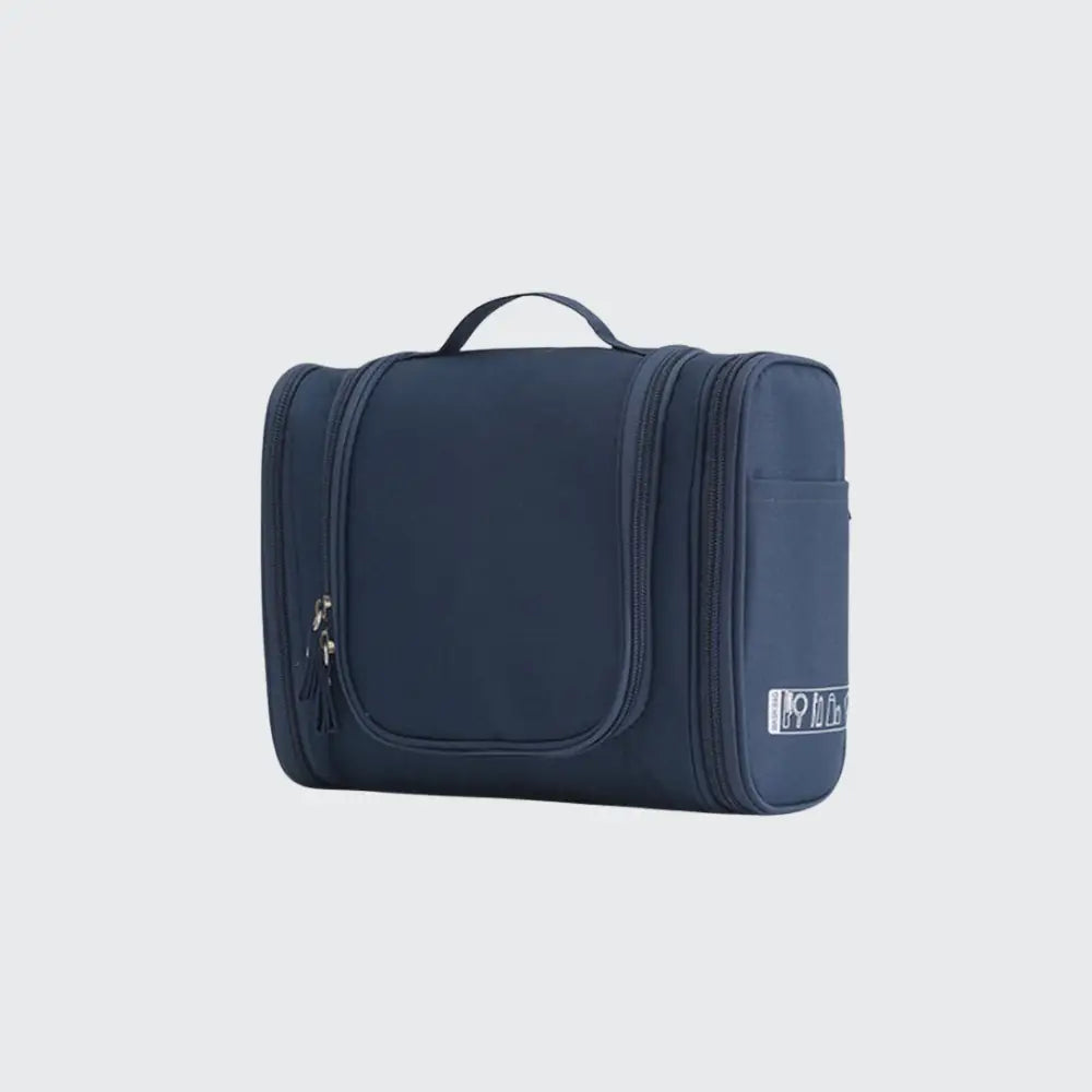 vanity homme bleu marine pratique pour voyager
