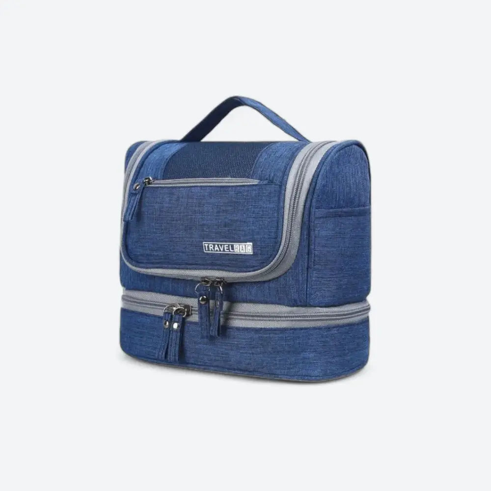 Vanity trousse de toilette bleu